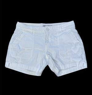 Prana White Shorts Women’s Size 0/25 Casual Summer Wear 4.5” Inseam